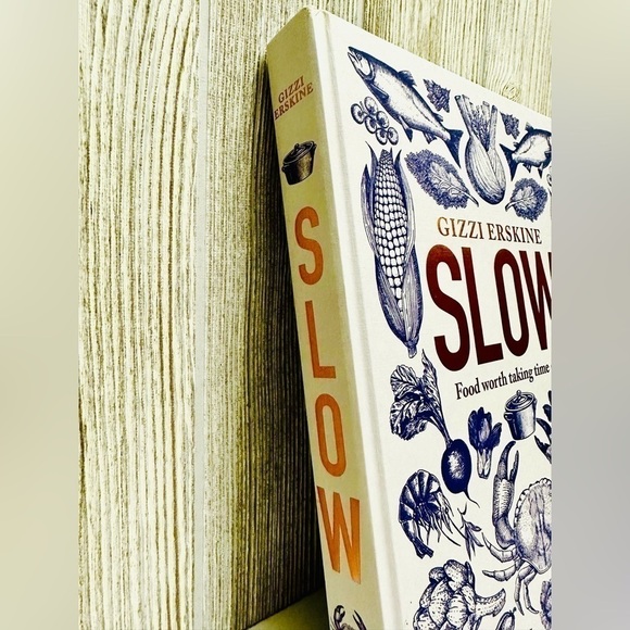 NEW! SLOW by GIZZI ERSKINE Cookbook Luxury Kitchen Decor Cooking - Picture 2 of 7